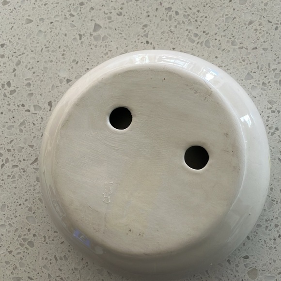 Vintage Ceramic Ashtray with cherries and cherry blossoms on the size‎ white/red - Picture 3 of 4